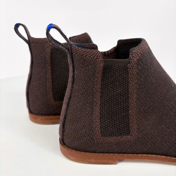 ROTHY'S | The Merino Wool Chelsea Ankle Boot in Cocoa Brown | Sz 7.5 - Picture 8 of 15